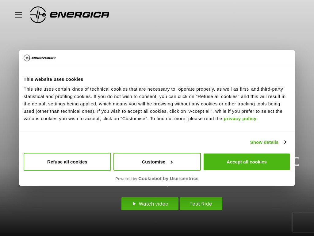 Energica Motor Company C The italian electric motorcycle manufacturer