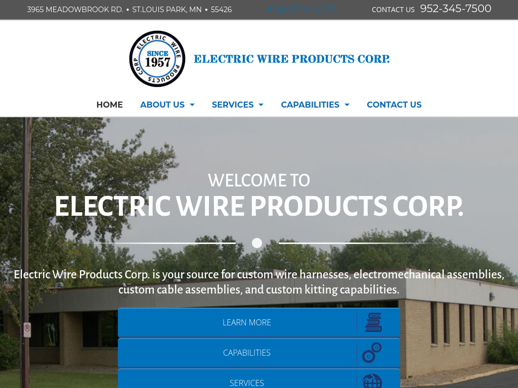 Custom Wire Harness Manufacturers: Electric Wire Products Corp