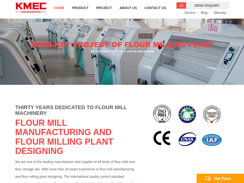 KEMC Flour Mill - Integrate flour milling machine manufacturer