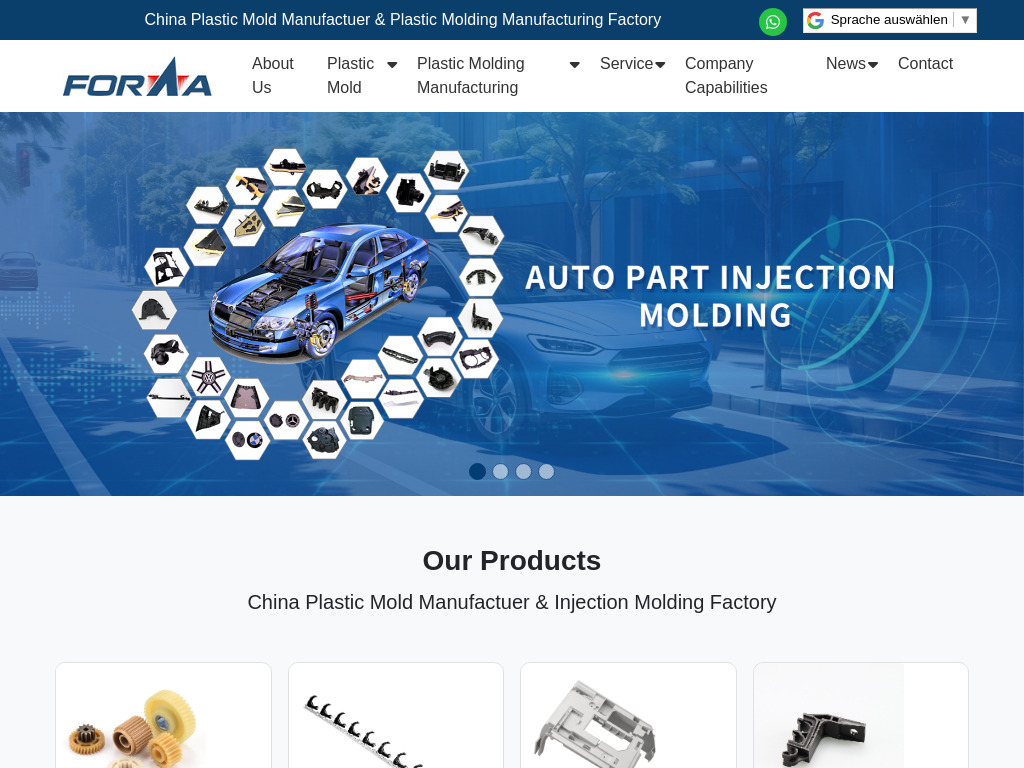 Forwa,Plastic Mold Manufactuer,Plastic Molding Manufacturing Factory