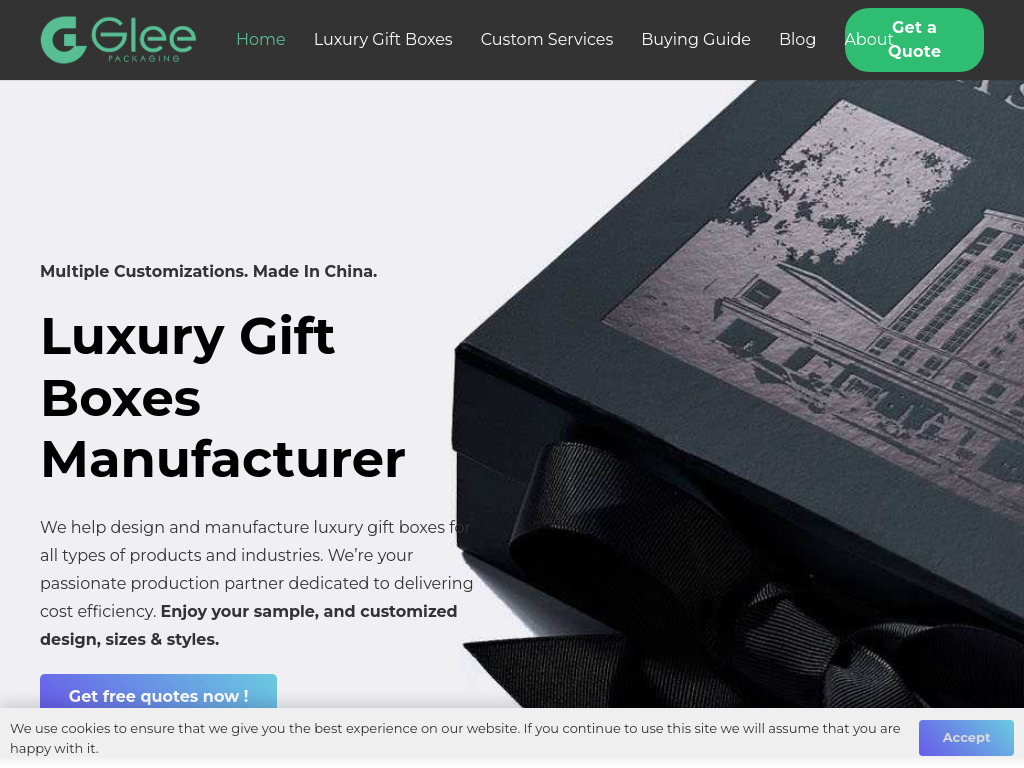 #1 China Luxury Gift Box Manufacturer - GleePackaging