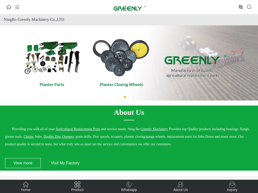 Agricultural Machinery Parts,John Deere Replacement Parts,Farm Equipment Replacement Parts,Farm Greenly Machinery Parts Manufacturer in China