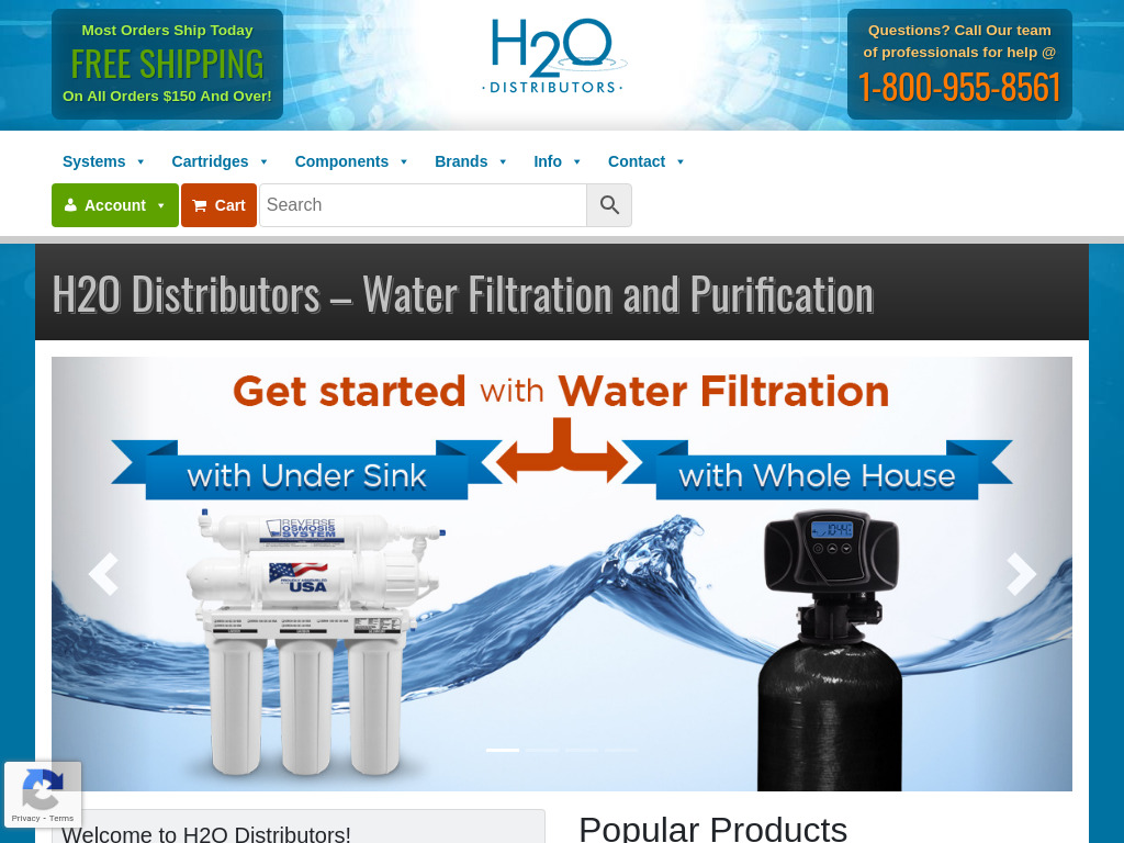 H2O Distributors - Water Filtration and Purification