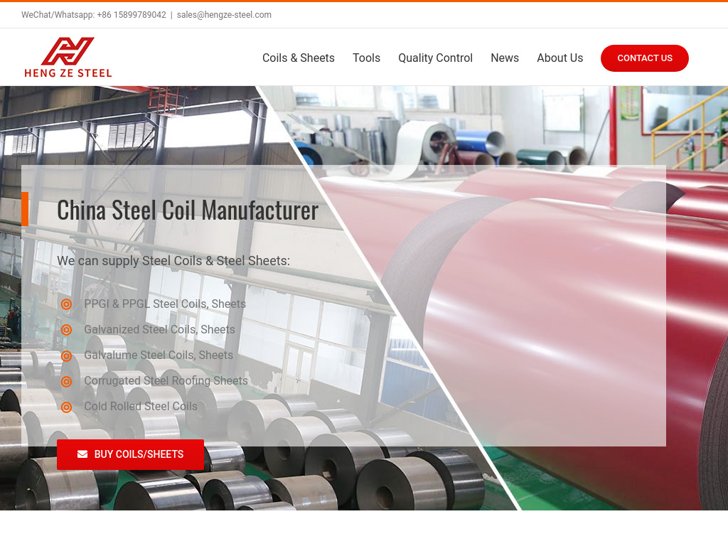 Hengze Steel: China Steel Coil & Steel Sheet Manufacturer [2020]