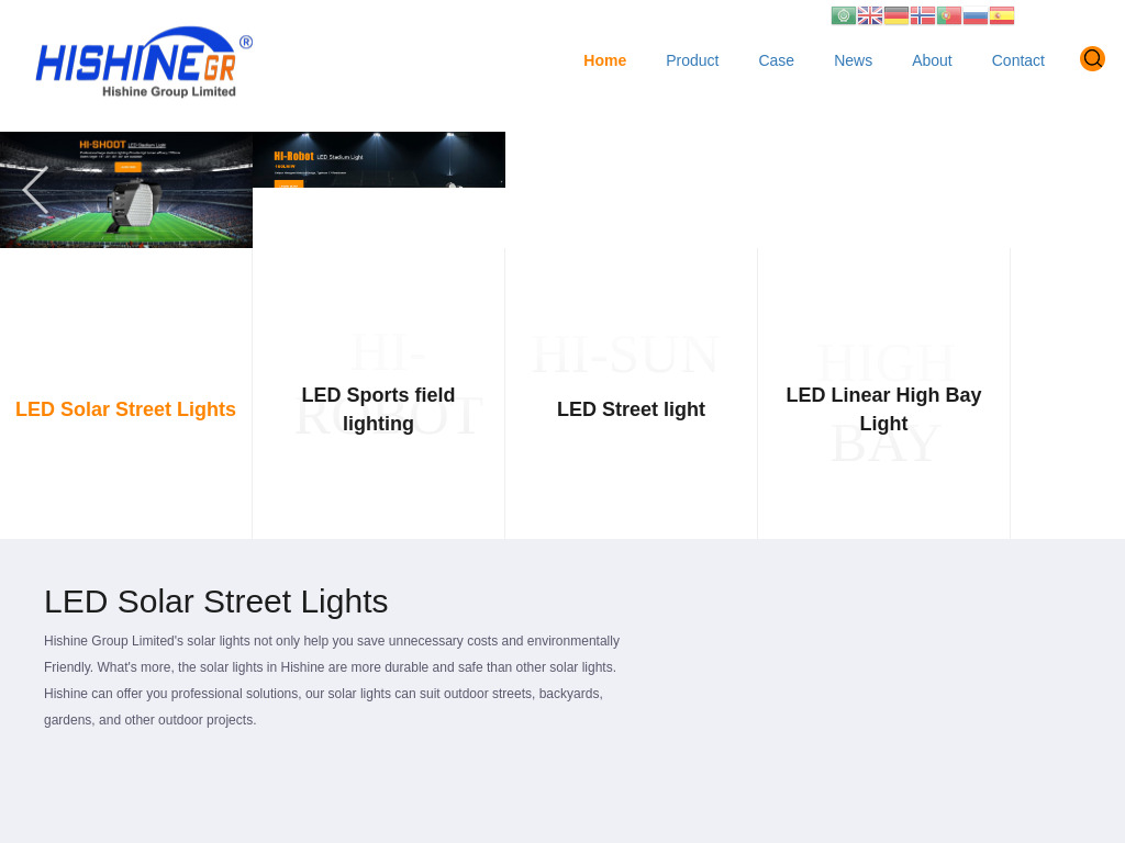 LED sports light - LED Stadium Light Manufacturer - HISHINE