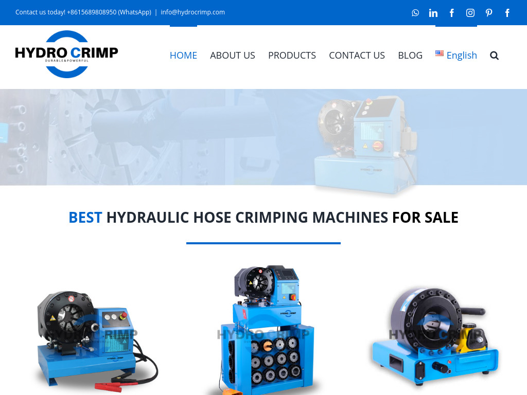 Hydraulic Hose Crimping Machines For Sale