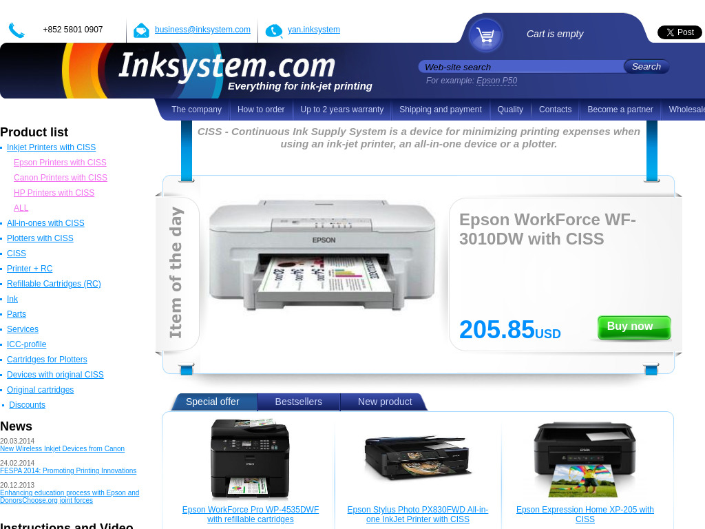 Continuous Ink Supply System