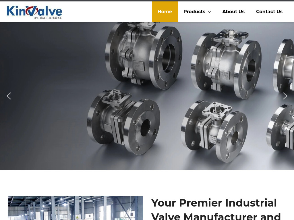 Best Industrial Valve Manufacturer and Supplier in China - Kinvalve