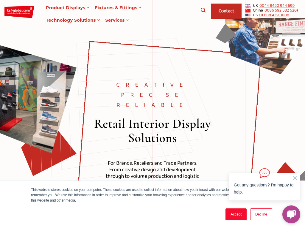 Retail Design Solutions Agency, Display, POS & POP