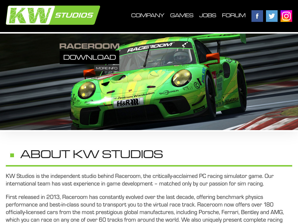 KW Studios - Bringing racing together