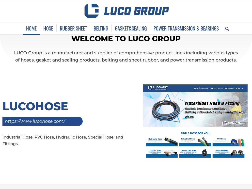 LUCO Group Offers A Comprehensive Line of Products