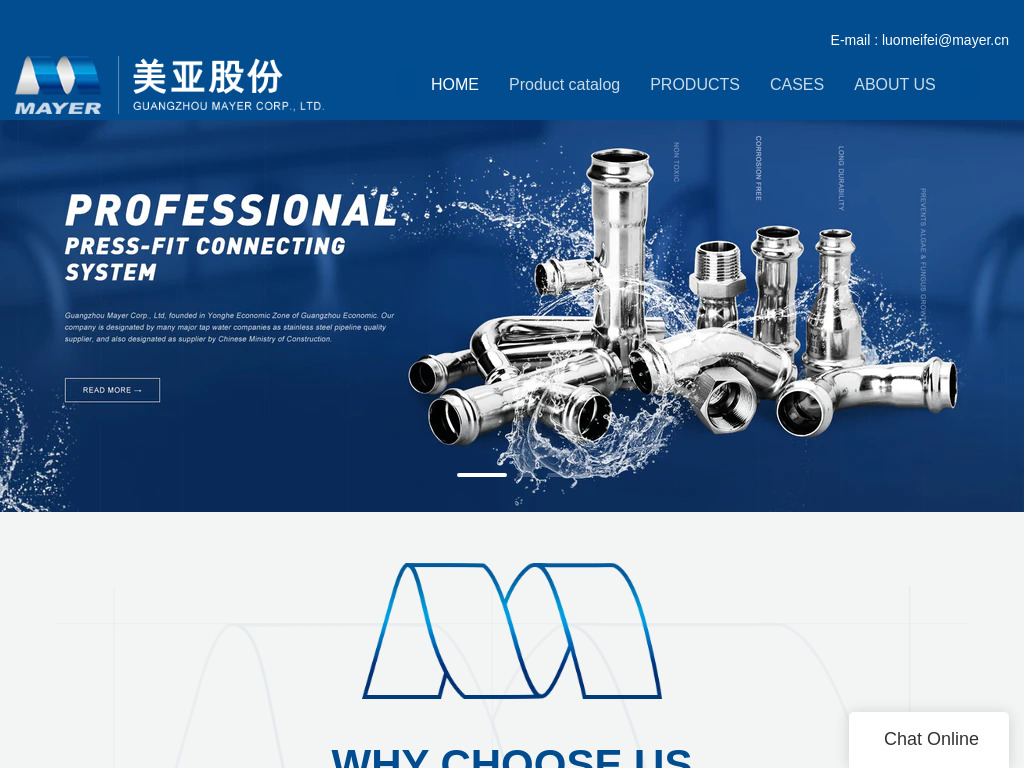 Manufacturer of stainless steel pipe, press fitting, stainless pipe fittings