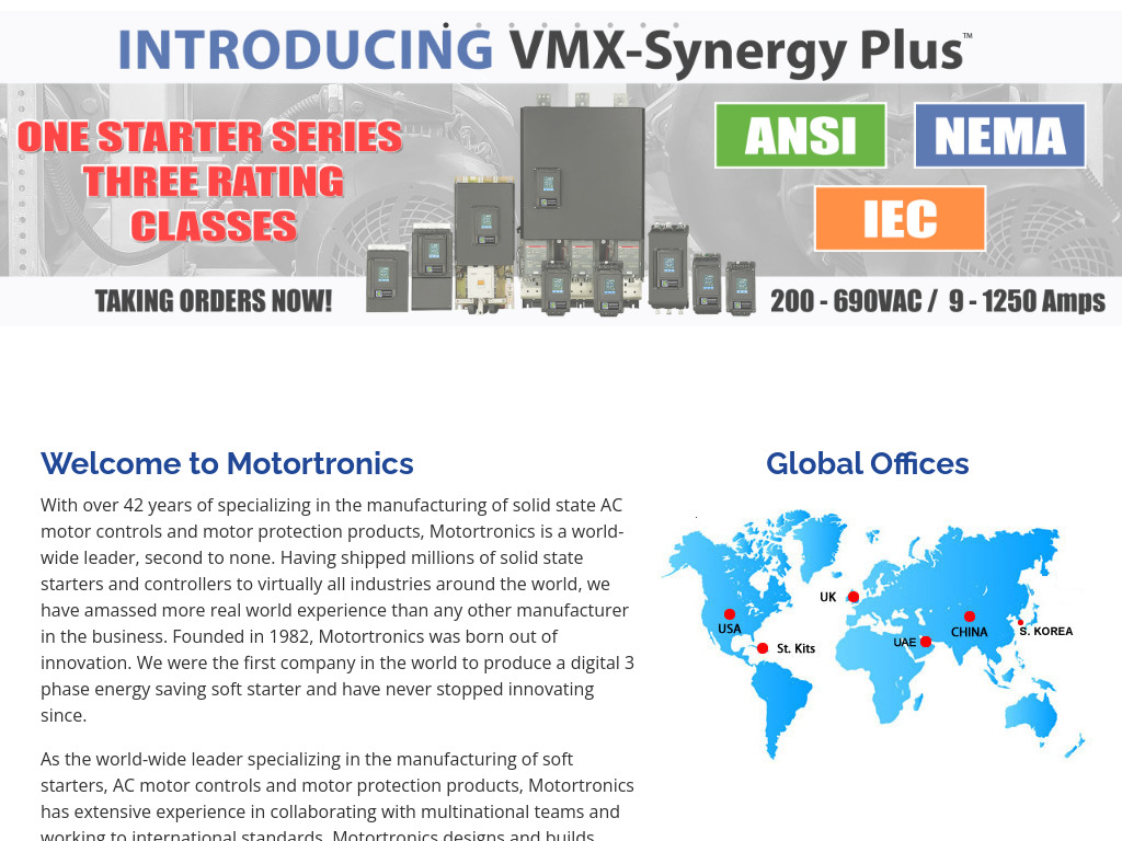 Motortronics USA - Solid State AC Motor Controls