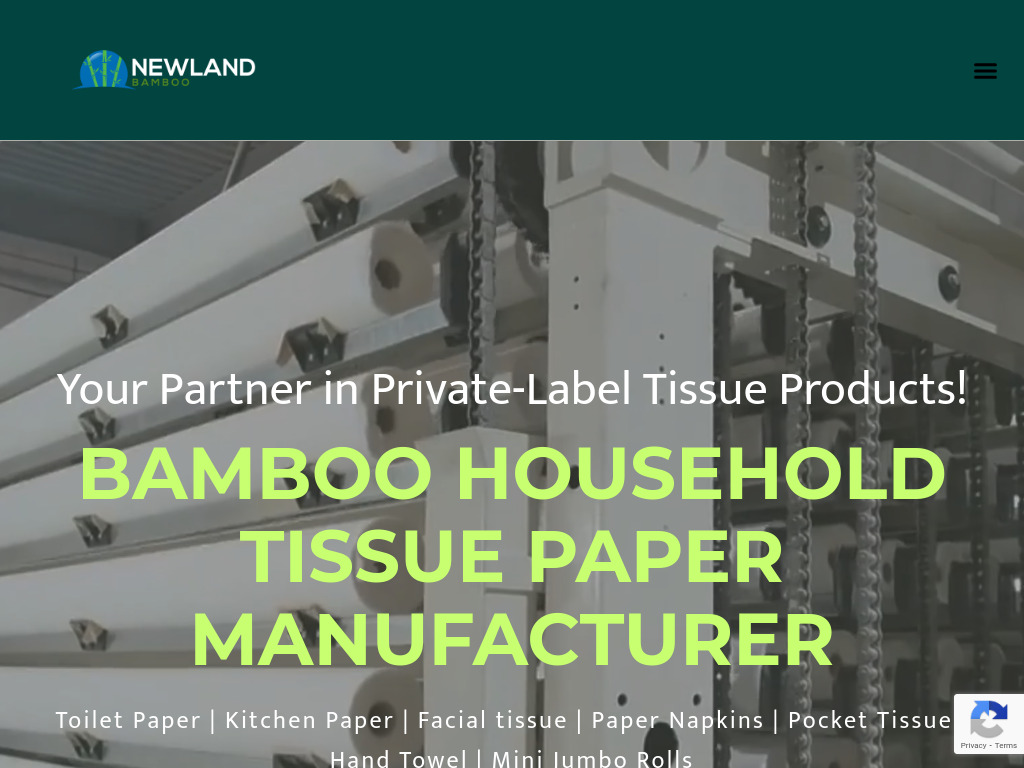 100% Bamboo Toilet Paper Manufacturer-Private Label