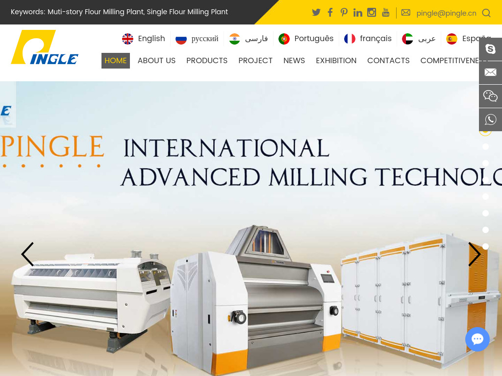 Pingle Group-Flour Milling Plant of Wheat