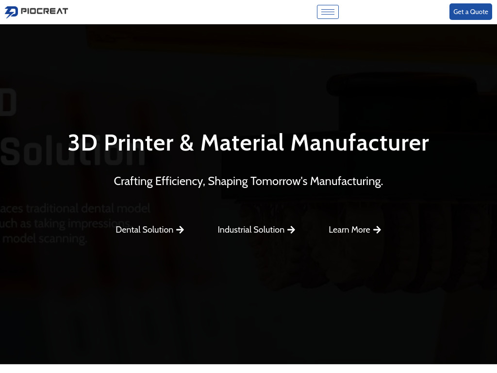 Industrial Pellets 3D Printer Manufacturer - Piocreat3D