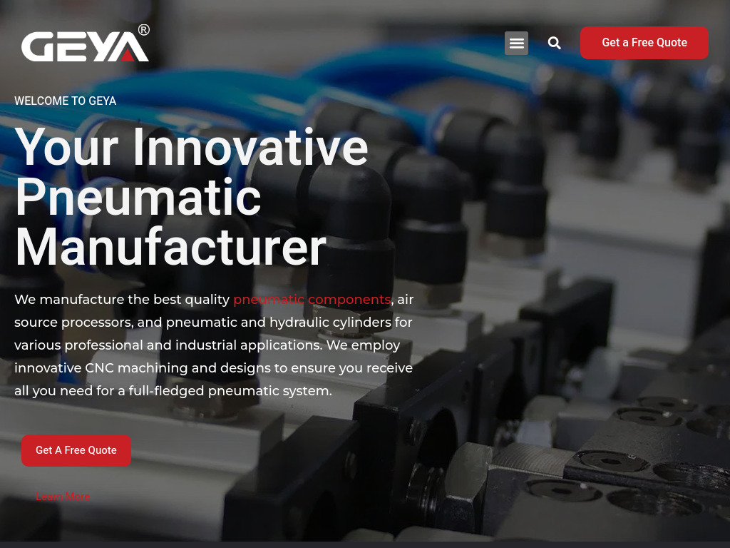 Pneumatic Manufacturer: Valves, Cylinders, & Filters Solution