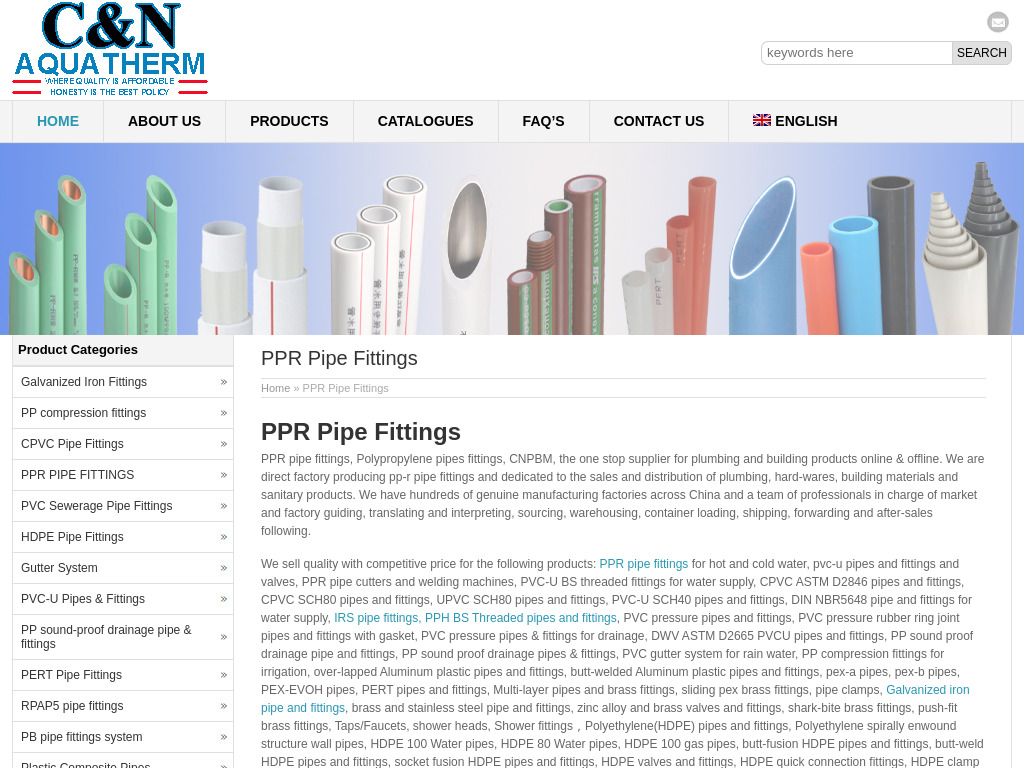 ppr pipe fittings, ppr pipes, china ppr fittings manufactuers