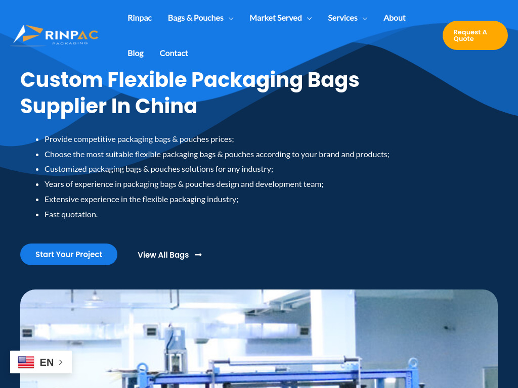 Top Custom Flexible Packaging Bags & Pouches Supplier - Rinpac