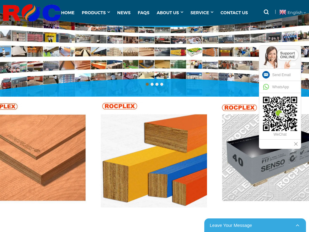 Structural LVL, OSB, MDF, Formwork Plywood Supplier - ROCPLEX China