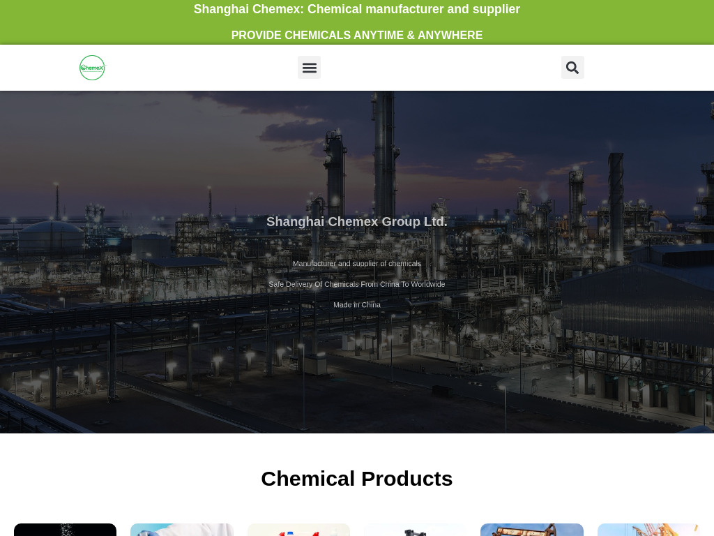 Chemical manufacturer and supplier in China