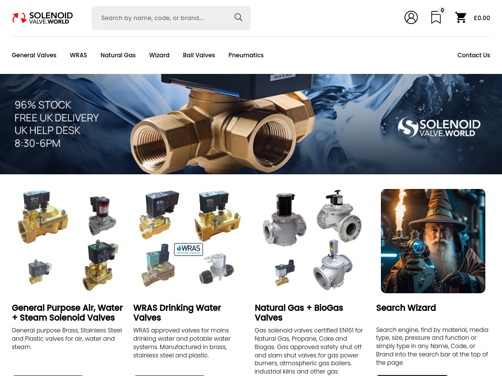 Buy Solenoid Valves Online UK