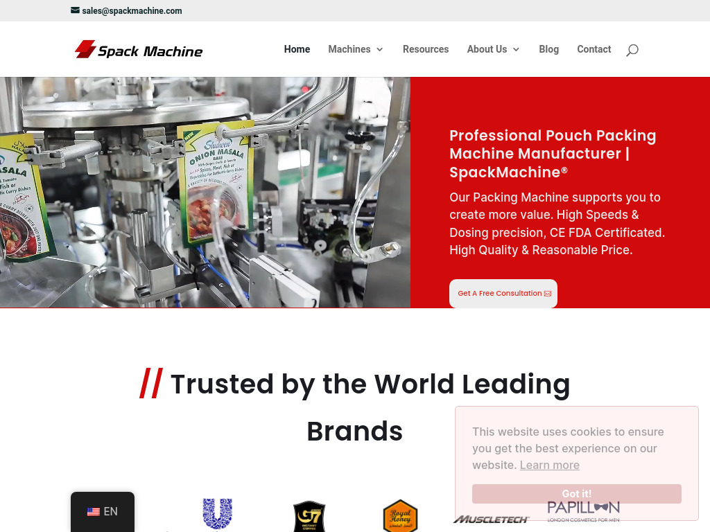 Professional Pouch Packing Machine Manufacturer