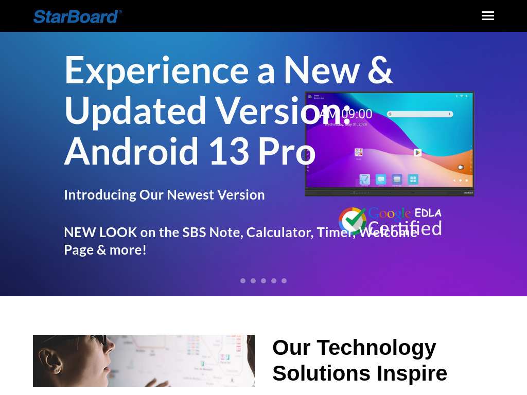 StarBoard Solution North America - Interactive Whiteboards & Displays