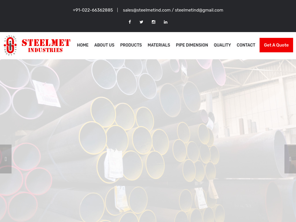 Steel Pipe Tube Manufacturer and Supplier in India Since 1981