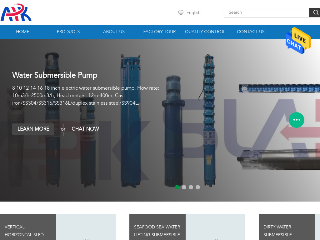 Water Submersible Pump factory