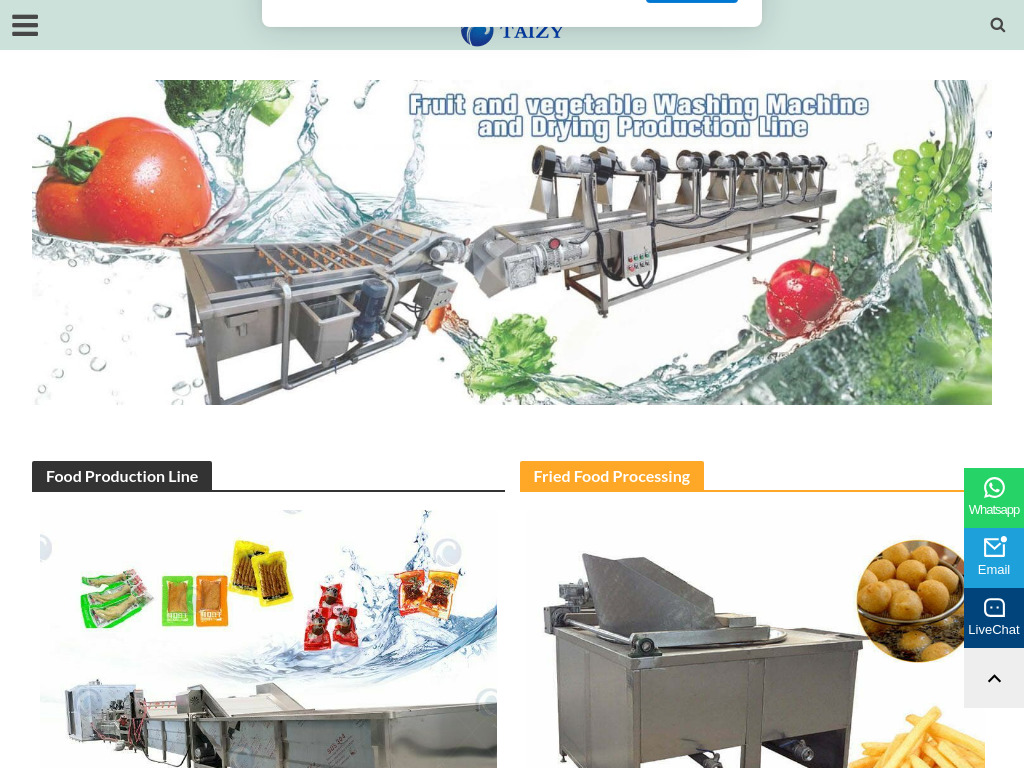 Food Machine - Taizy Machinery Co., Ltd