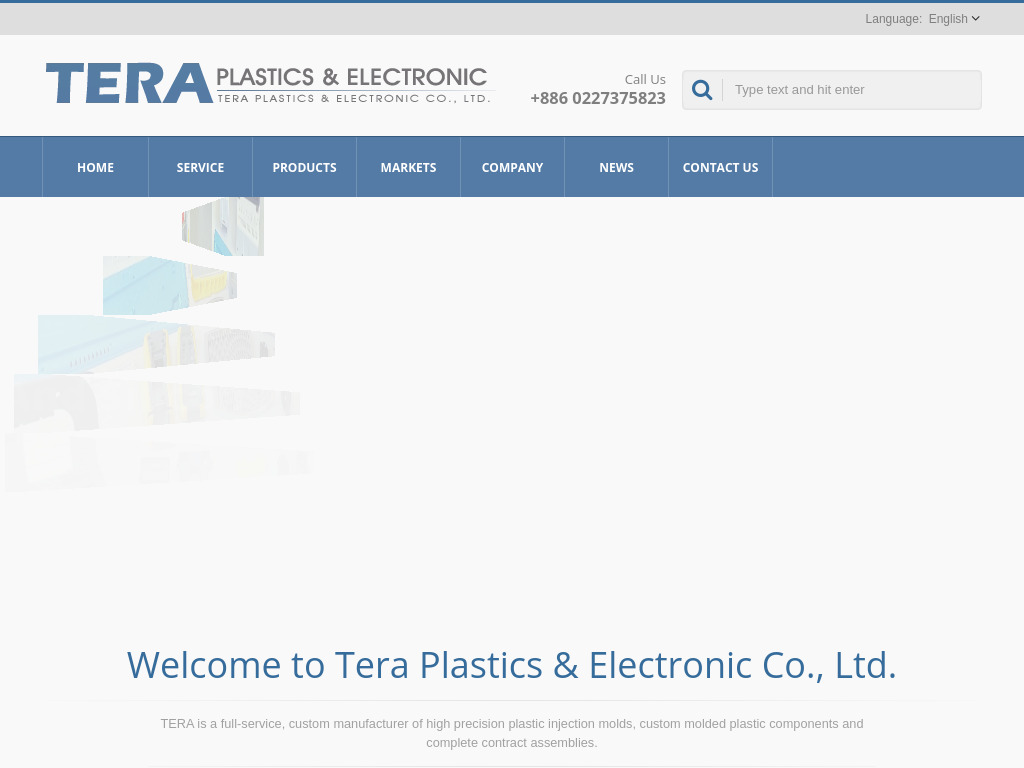 TERA PLASTICS & ELECTRONIC CO., LTD. - Contracted Manufacturing & Processing Service. Plastic Injection Mold Design & Manufacturing for 27 years.