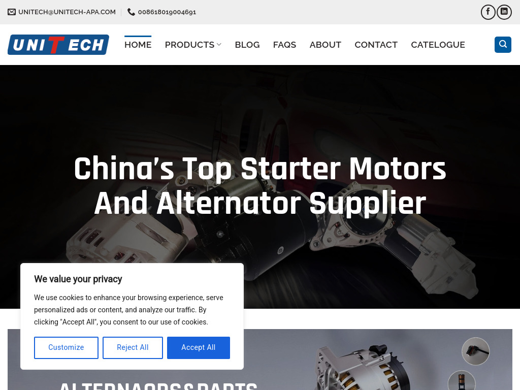 Car Alternator Manufacturer