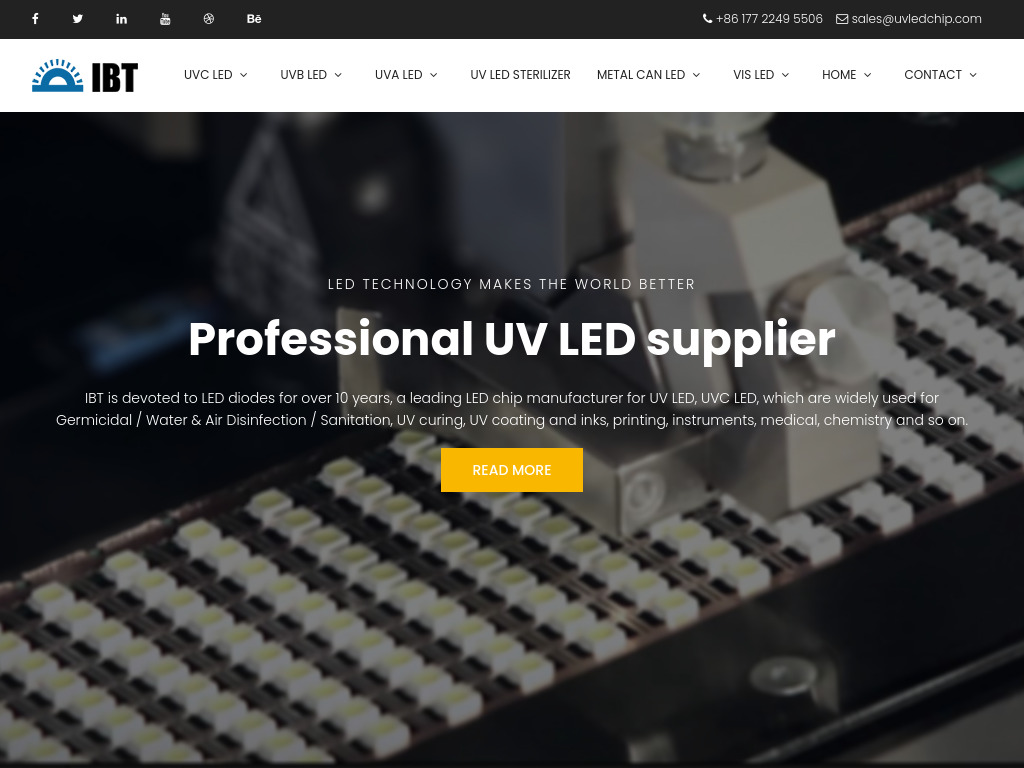 UV(Ultraviolet) UVC LED Manufacturer & Supplier