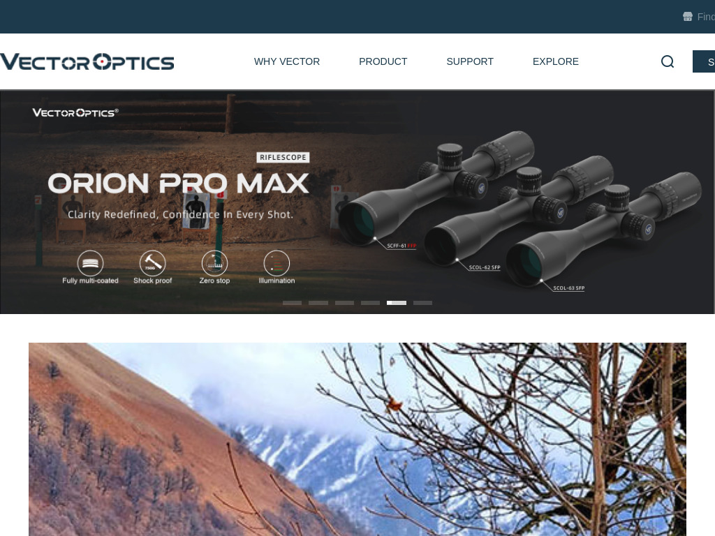 Rifle Scope & Red Dot Sight Manufacturer- Vector Optics