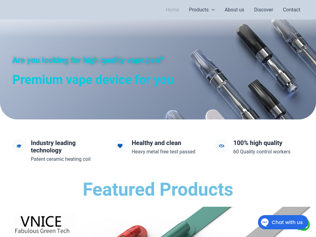 Home - VNICE - Premium Vapes, Cartridges, Pods, Batteries manufacturer