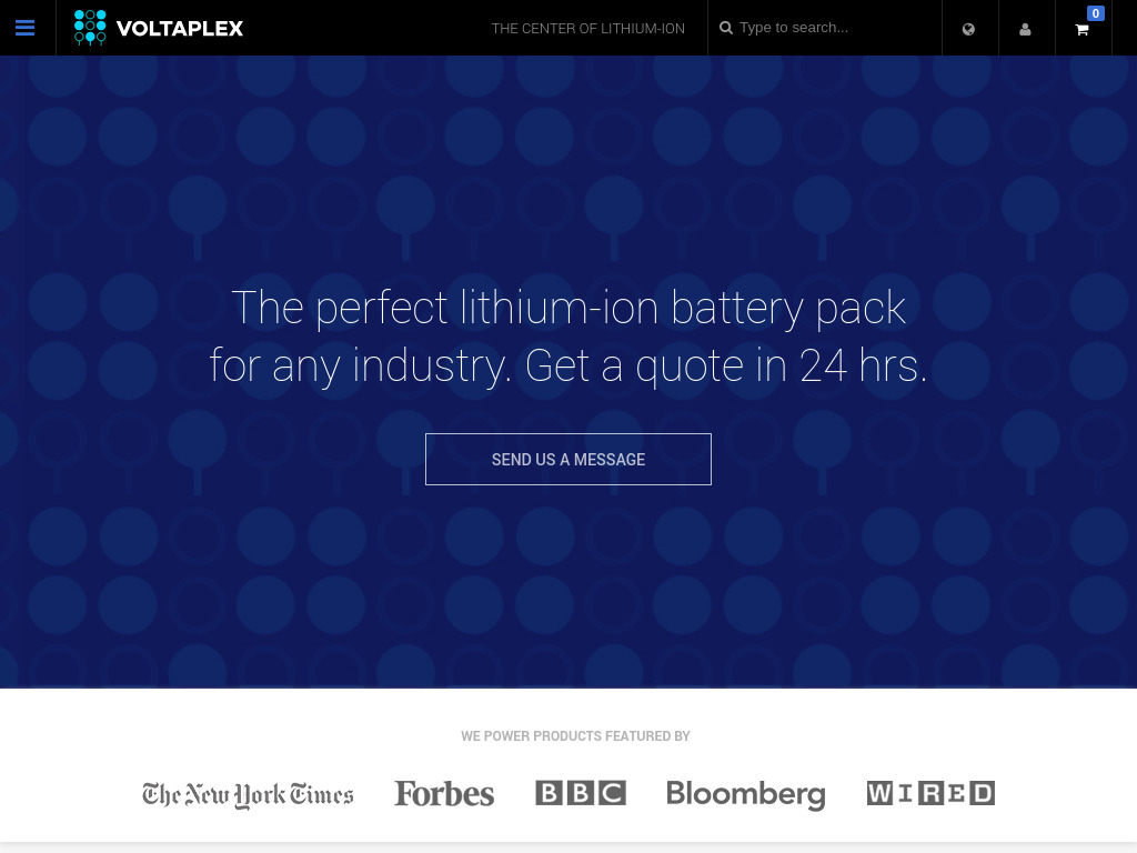 Lithium-ion Battery Packs and Cells - Voltaplex