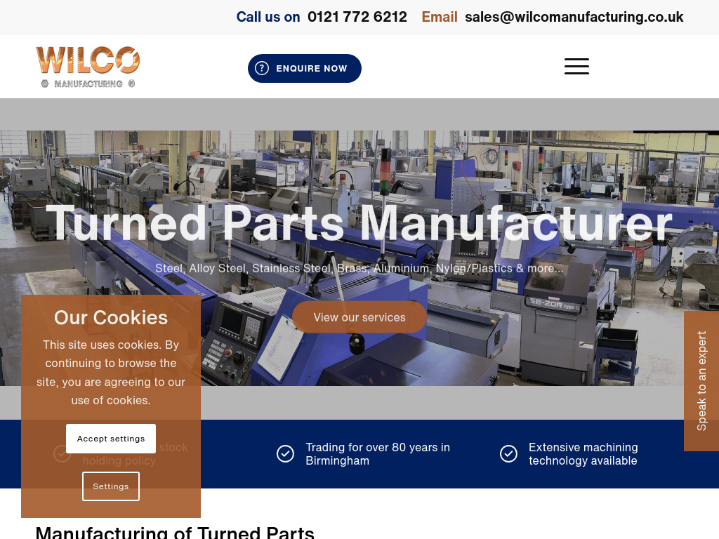 Turned Parts Manufacturer & Supplier