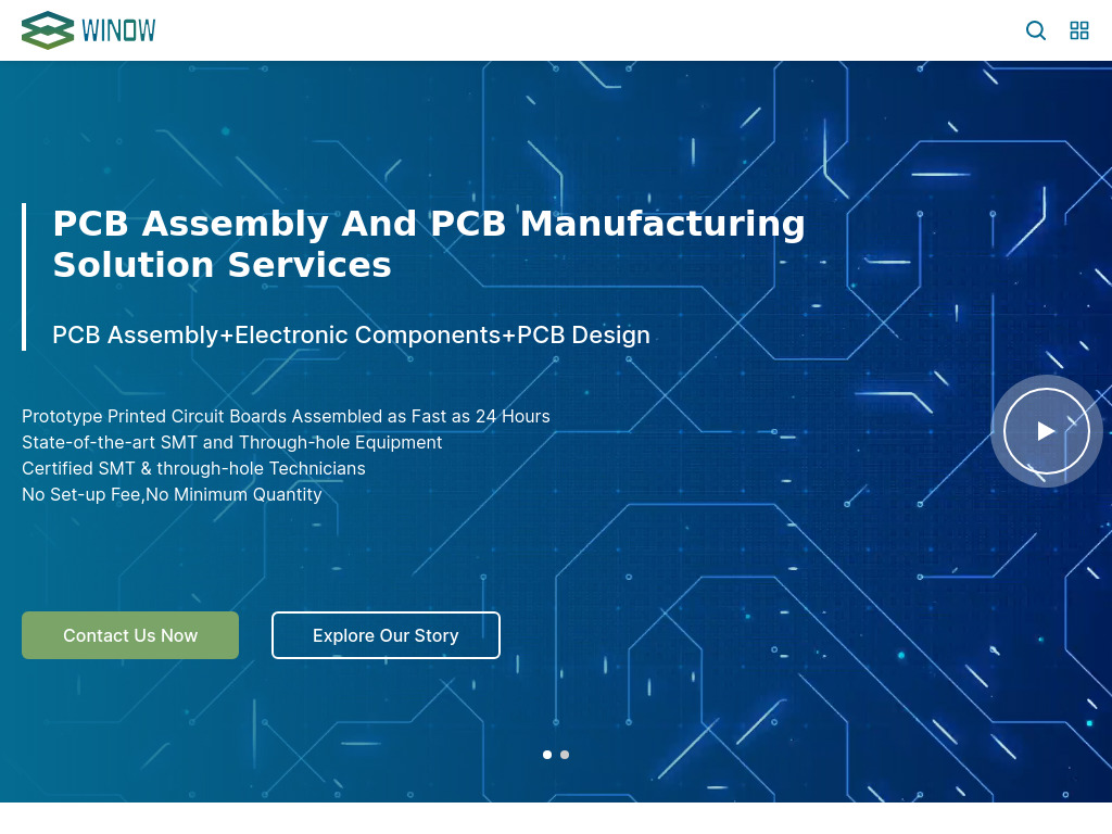 Best Pcb Assembly Service and PCB Manufacturer In China For Winow