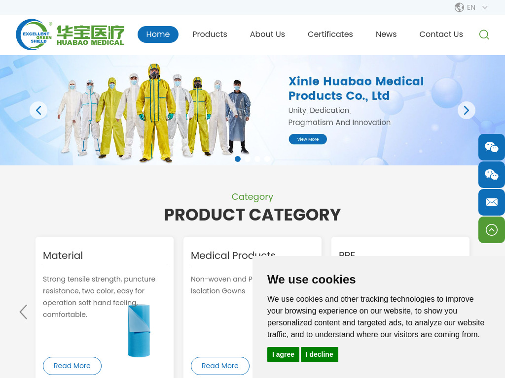 Protective Equipment--Huabao Medical Products Co., Ltd.