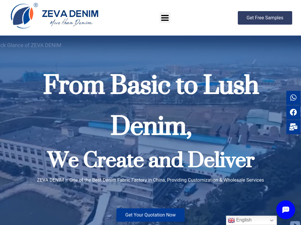 Denim Fabric Supplier & Manufacturer - ZEVA DENIM